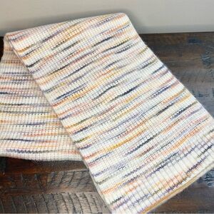 J Crew Factory Space Dye Knit Multicolor Scarf NEW with Tags